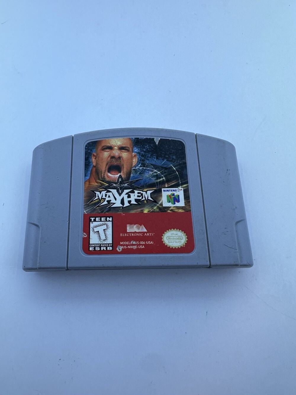 Nintendo 64 N64 Mayhem World Championship Wrestling Cartridge
